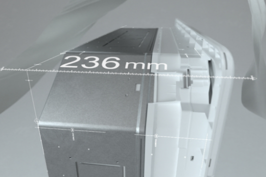 Hisense Cassette - Ultra-Slim Design