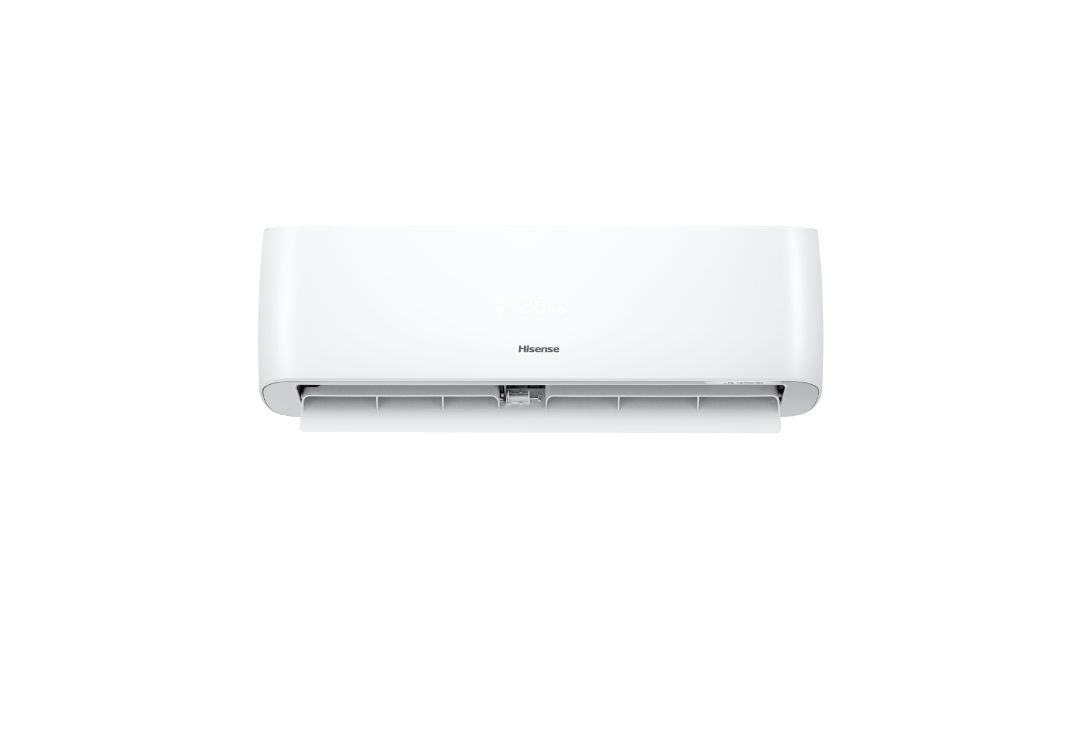 Hisense Energy Pro Air Conditioner - Front View with Fan Open