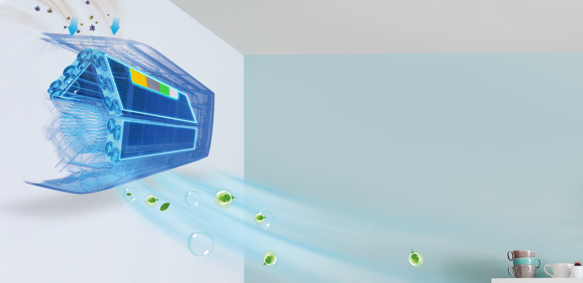 Hisense Energy Pro Air Conditioner - 4 In 1 Filter Image