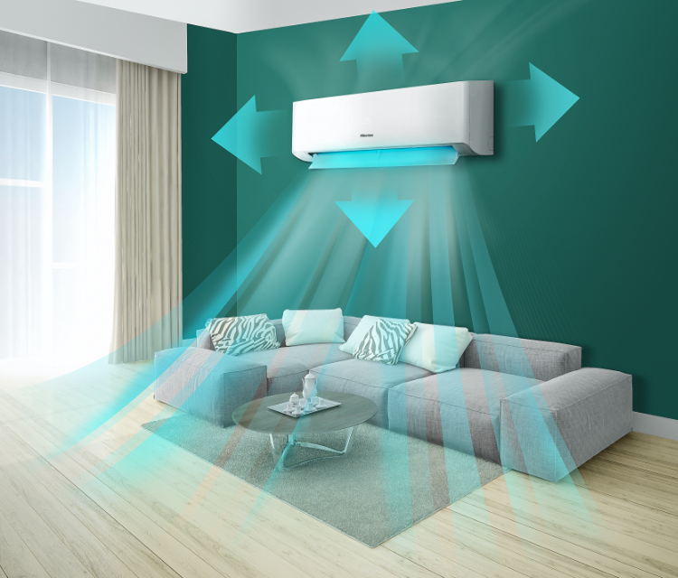 Hisense Energy Pro Air Conditioner - 4D Auto Swing