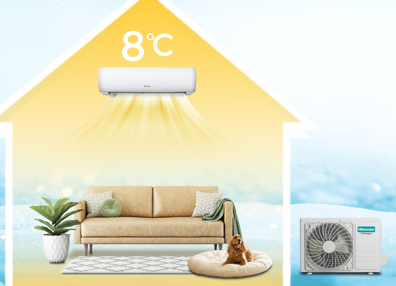 Hisense Energy Pro Air Conditioner - 8degree special heating