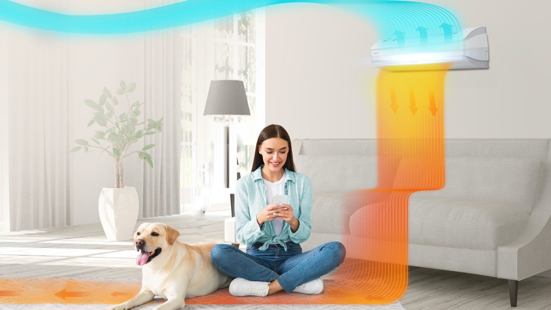 Hisense Silentium Pro - SMART CEILING & FLOOR AIRFLOW