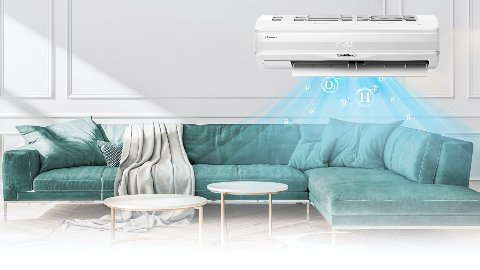 Hisense Silentium Pro - HI-NANO effectively remove dust, bacteria and virus