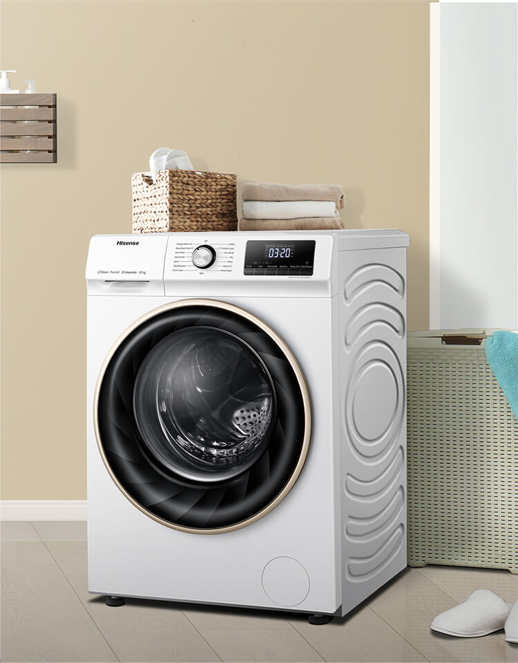 Hisense Front Load Washer and Dryer WDQY1014EVJM