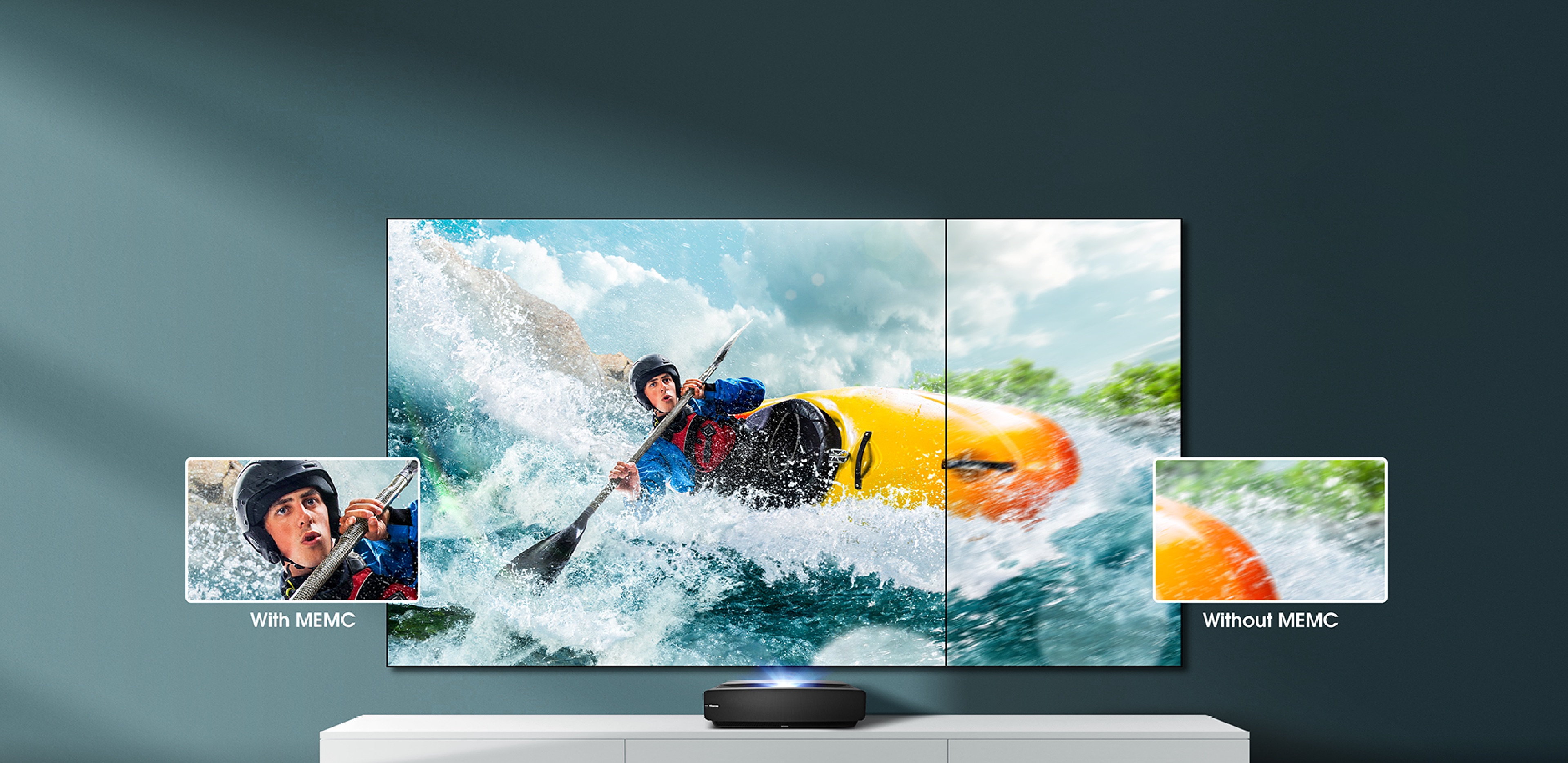 Hisense 100L5 - Smooth Motion with MEMC