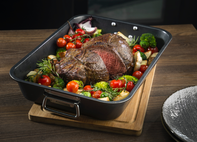 Hisense Built-in Combined Steam Oven BS5545AG - COOKING WITH AUTOMATIC CHANGES OF TEMPERATURES OR HEATERS