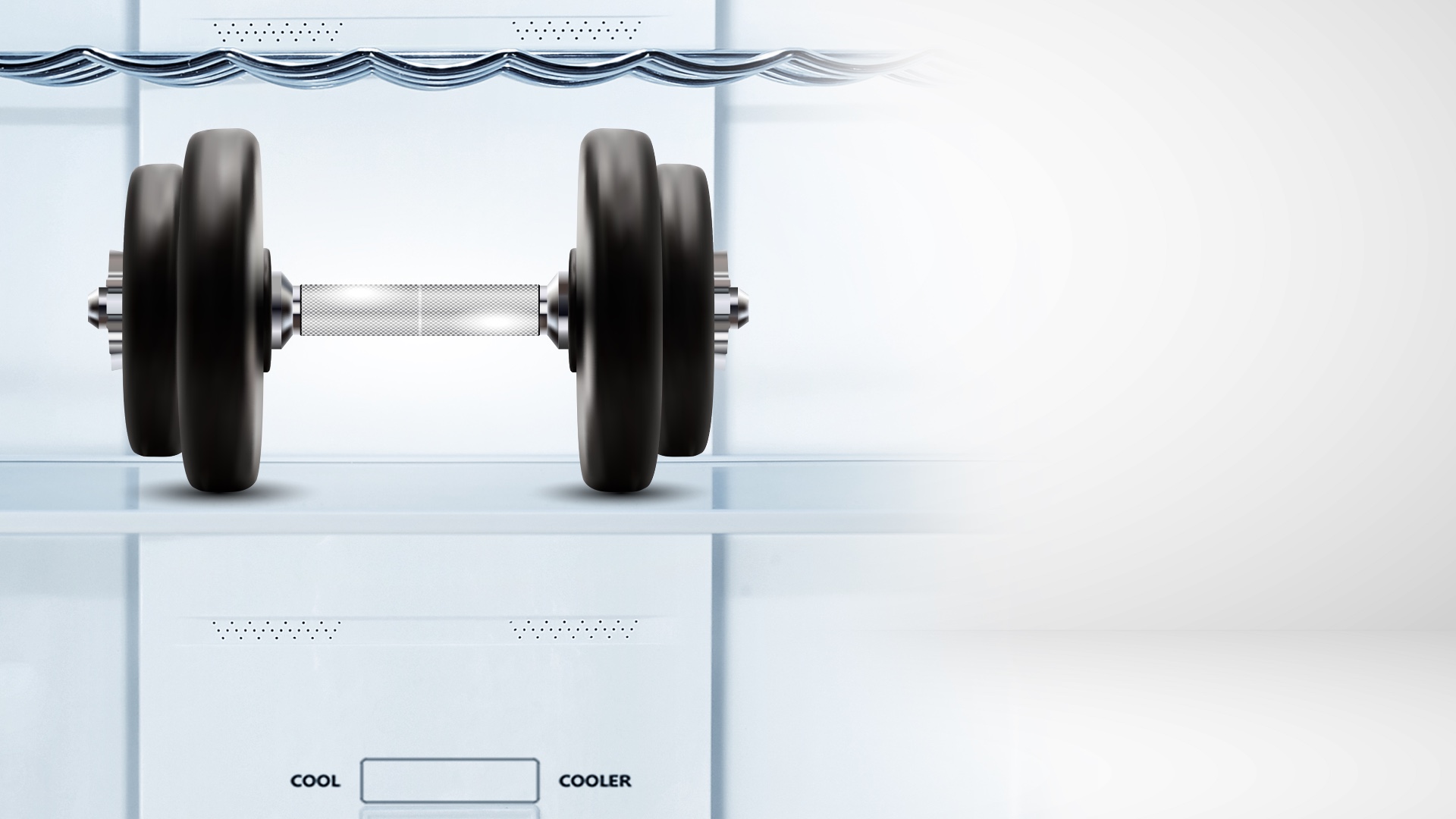 Hisense RM-43WC Refrigerator - Tempered Glass Shelve