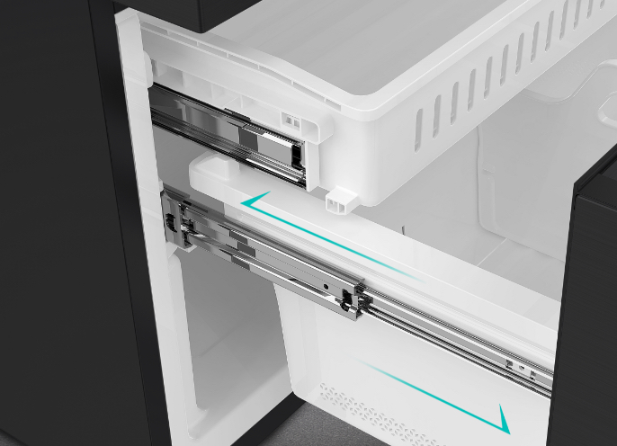 Hisense RM-64WC Refrigerator - Metal Glide Drawer