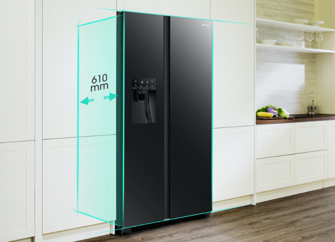 Hisense RC-70WS Refrigerator - Counter Depth Design