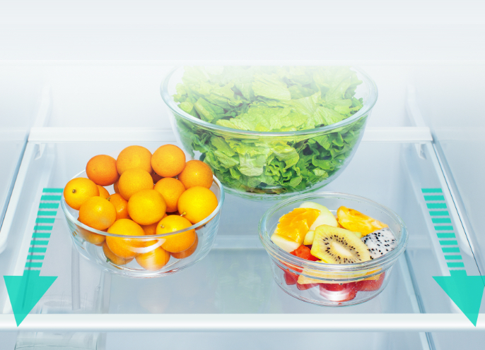 Hisense RC-70WS Refrigerator - Easy Approach Shelf