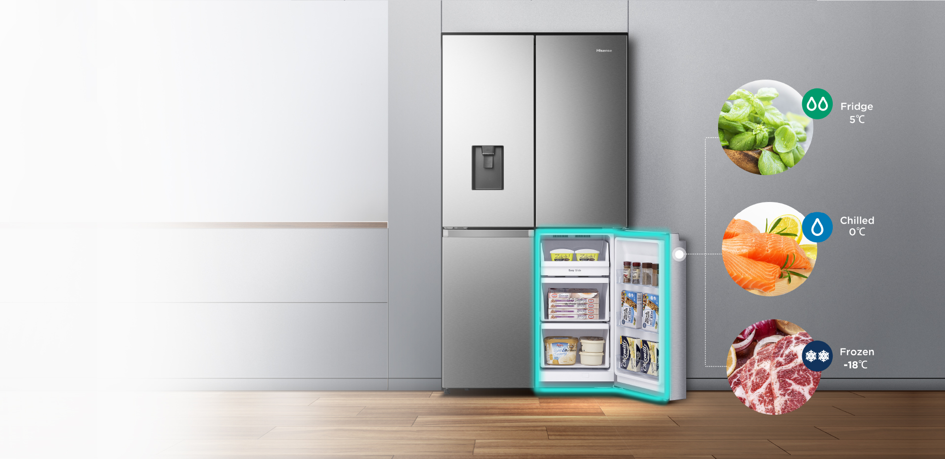 Hisense RC-73WC Refridgerator - My Fresh Choice
