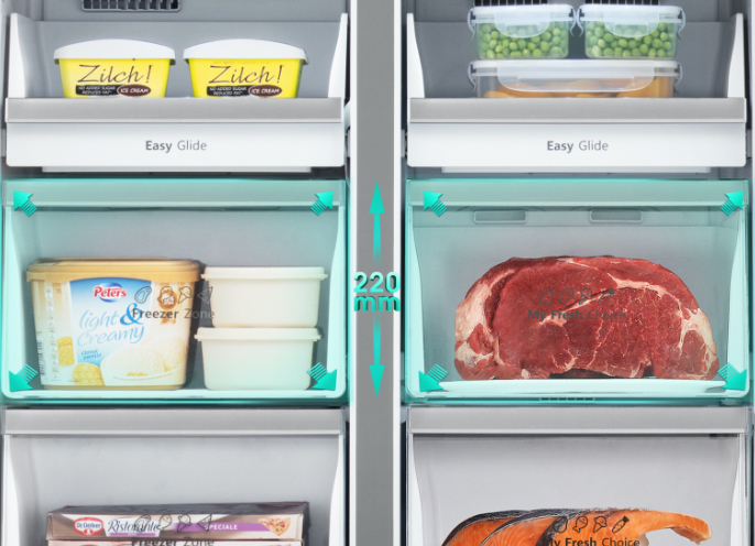 Hisense RC-73WC Refridgerator - Bigger Drawers