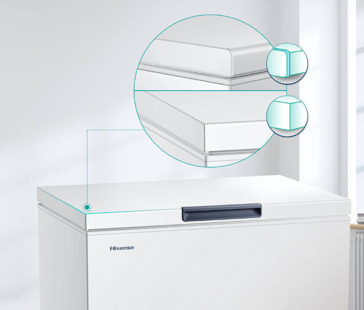 Hisense BD-199 Chest Freezer - Premium Flat Door Design