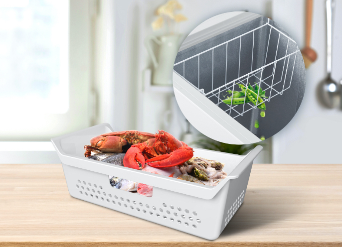 Hisense BD-199 Chest Freezer - Sliding Basket
