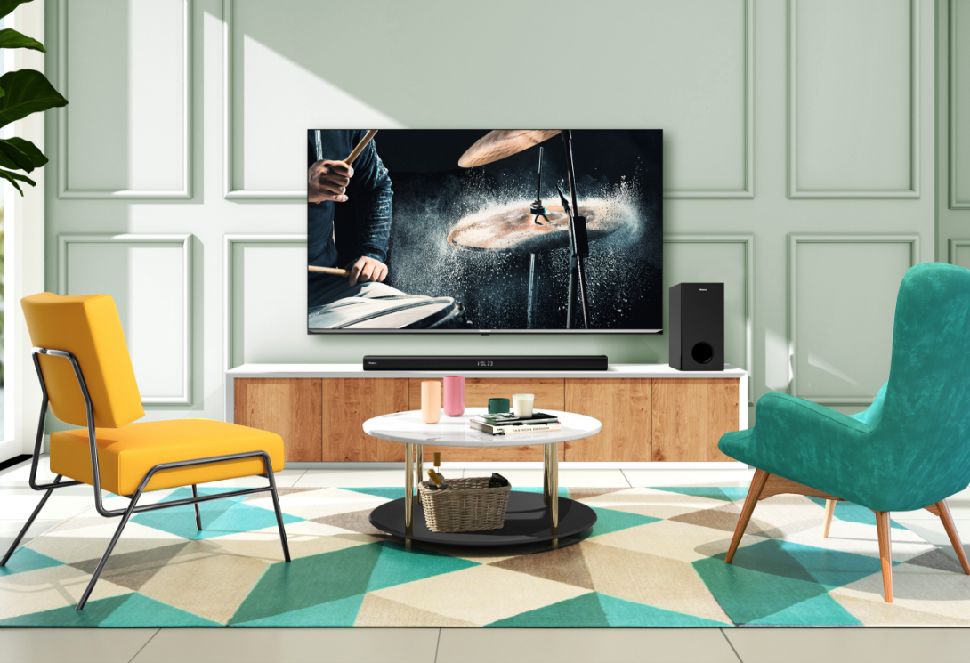 Hisense HS218 Soundbar - Lifestyle
