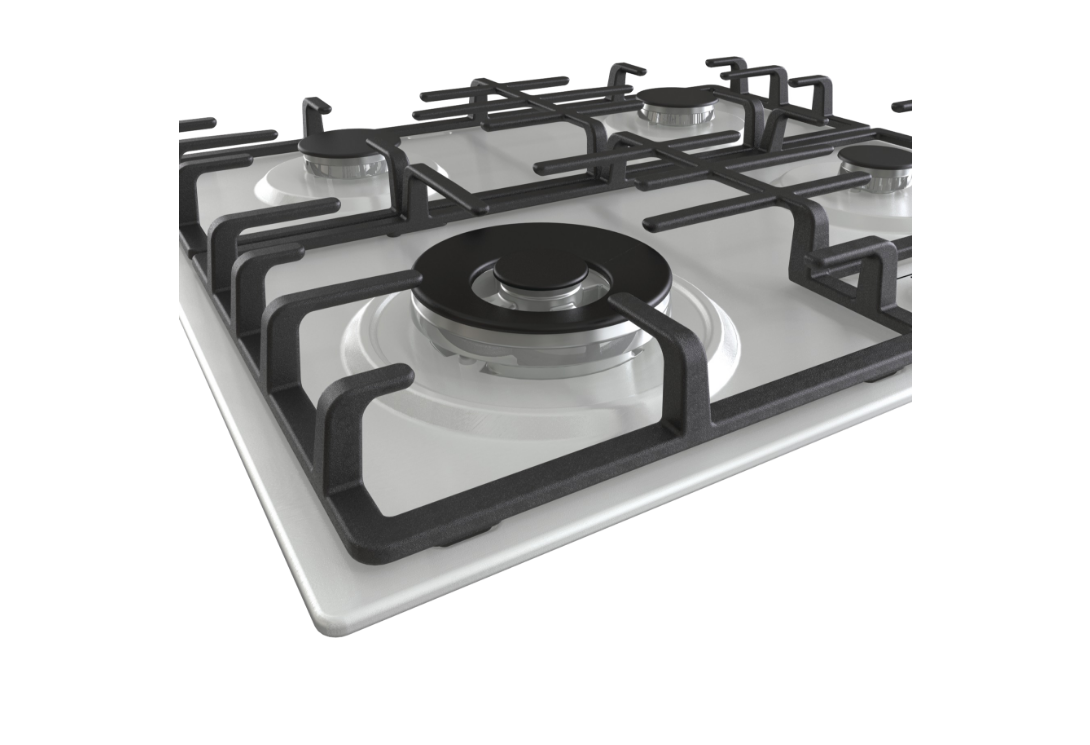 Hisense Gas Hob GM663XB - Gas Hob Close-Up