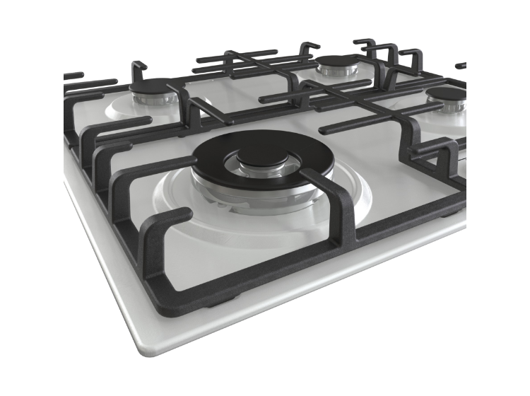 Hisense Gas Hob GM663XB - Gas Hob Close-Up