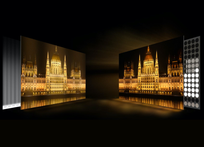 Hisense U9G -1280 Local Dimming Zones Image for desktop