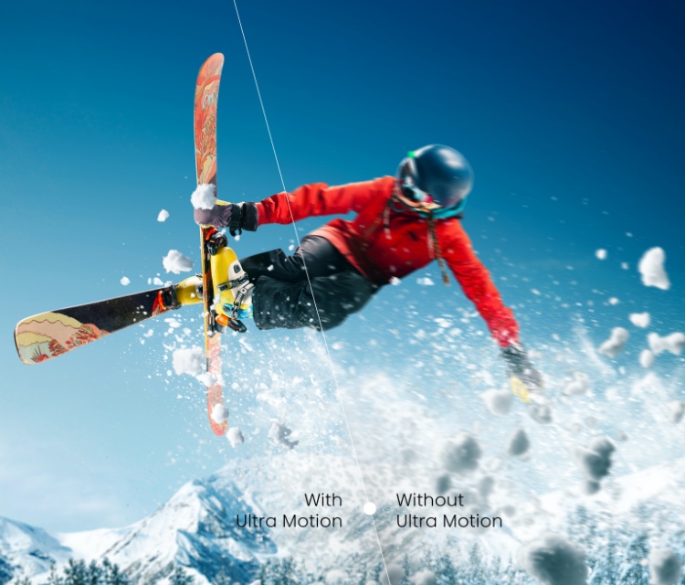 Hisense U9G - Fast Moving Scene - Mobile