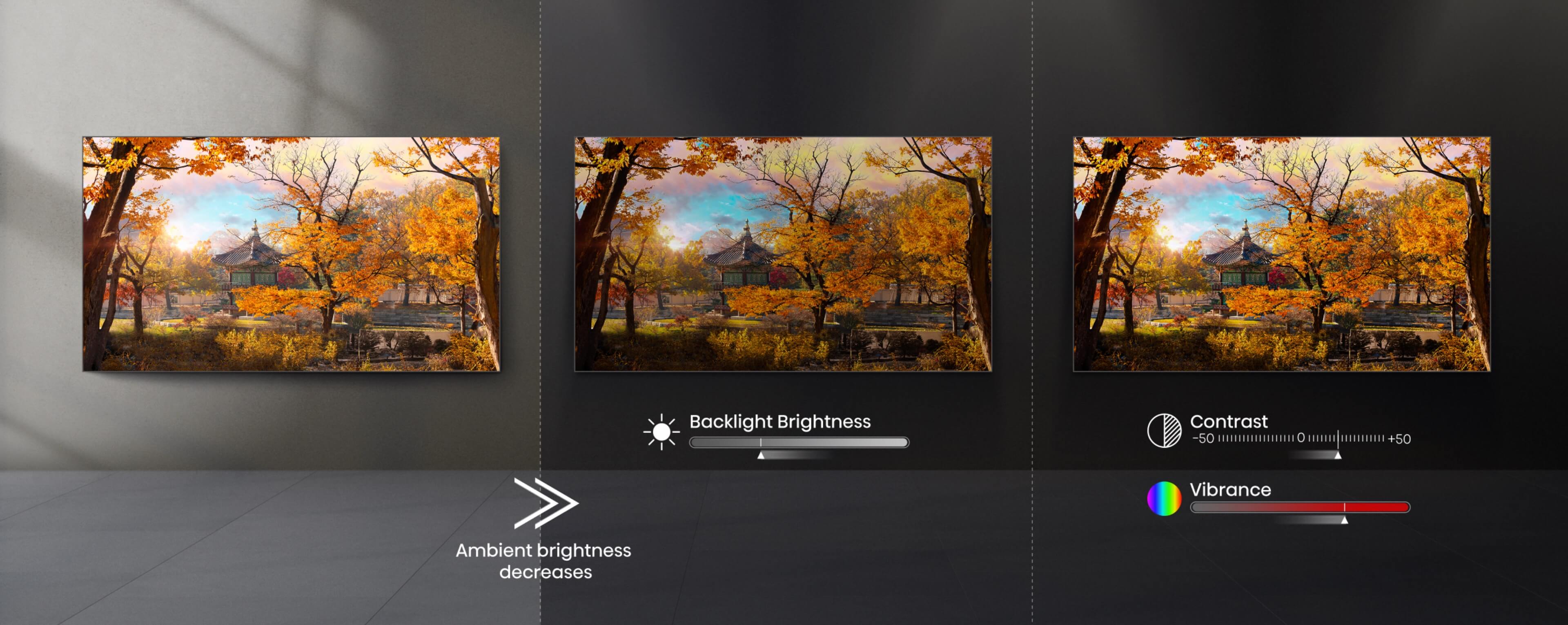 Hisense U9DG - Auto optimized Pictures with Ambient Lighting