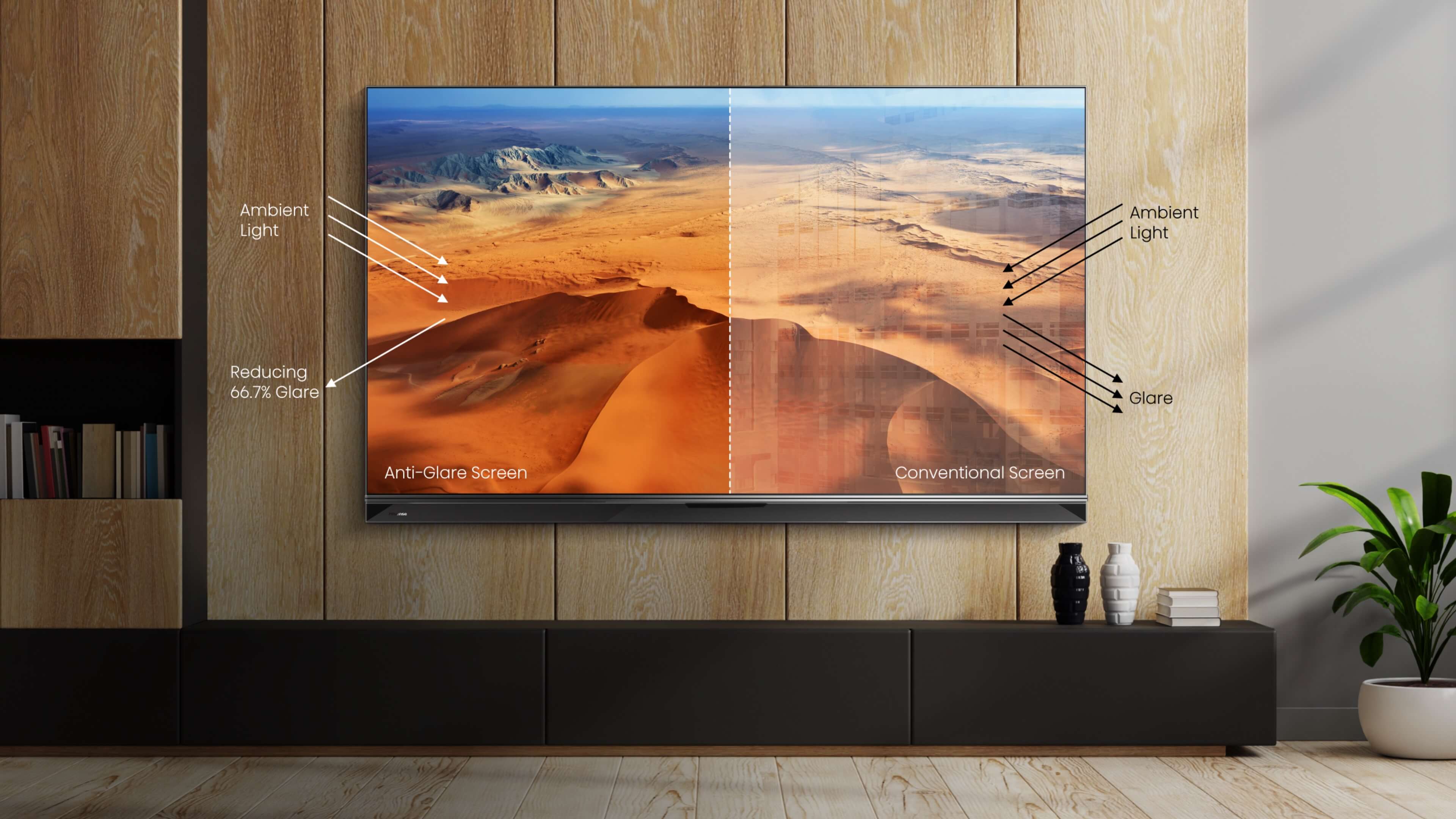 Hisense U9DG - No More Worries about Glare