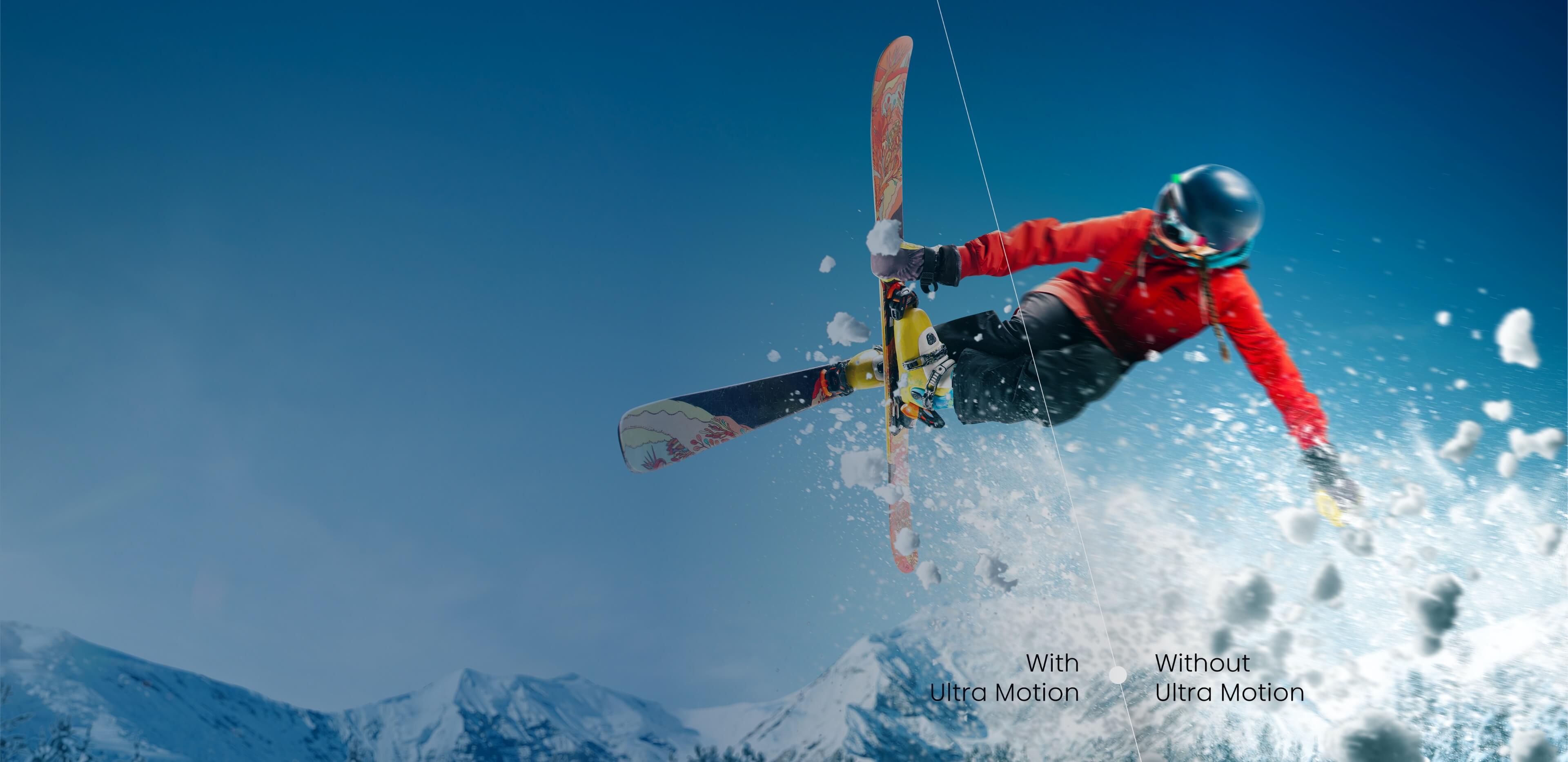 Hisense U9DG - Optimized for fast moving scene image