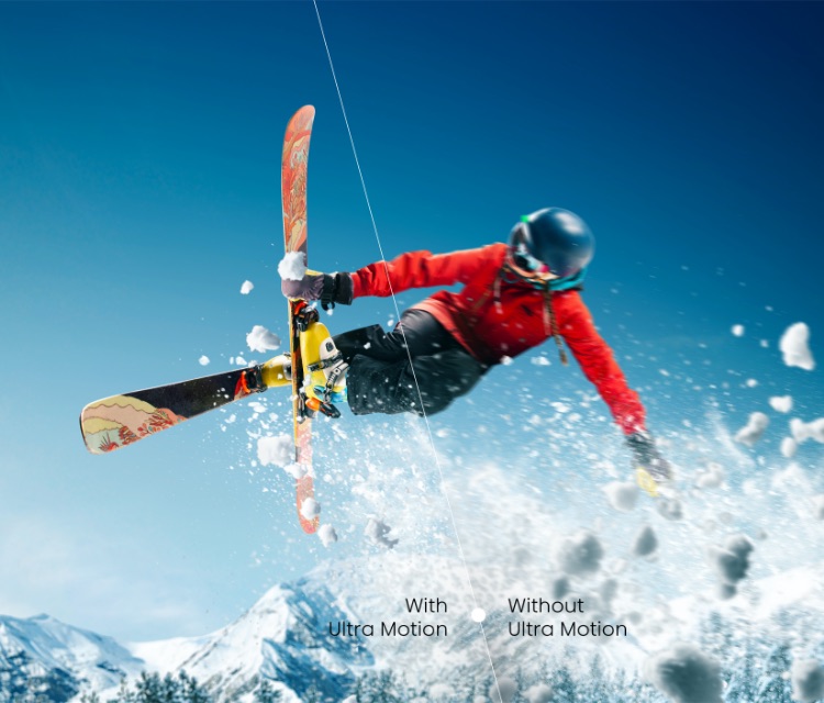 Hisense U9DG - Optimized for fast moving scene image - mobile