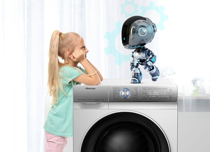 Hisense Washing Machine WFQR1014EVAJM - Detect the faults