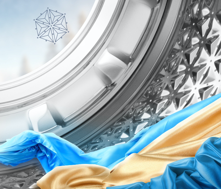 Hisense Washing Machine WFQY1014EVJM - Snowflake Drum