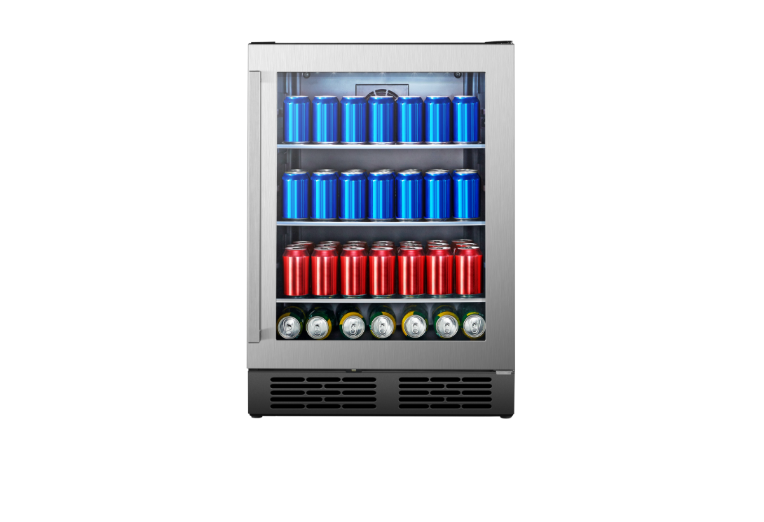 Hisense JC-138YB Can Beverage Cabinet - Front view