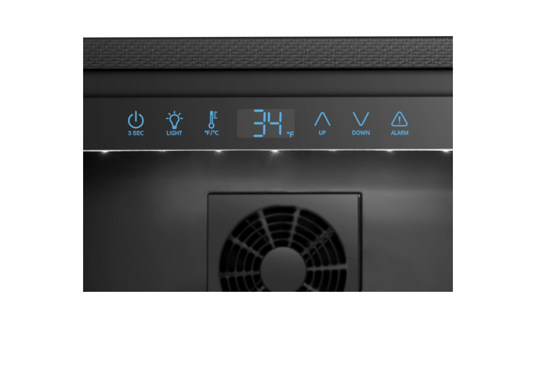 Hisense JC-138YB Can Beverage Cabinet - Touch Panel