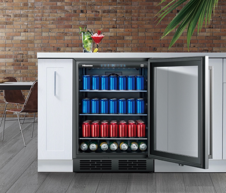 Hisense JC-138YB Can Beverage Cabinet - Built-in Design