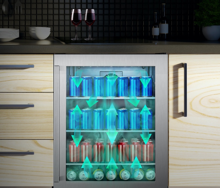 Hisense JC-138YB Can Beverage Cabinet - Frost-Free