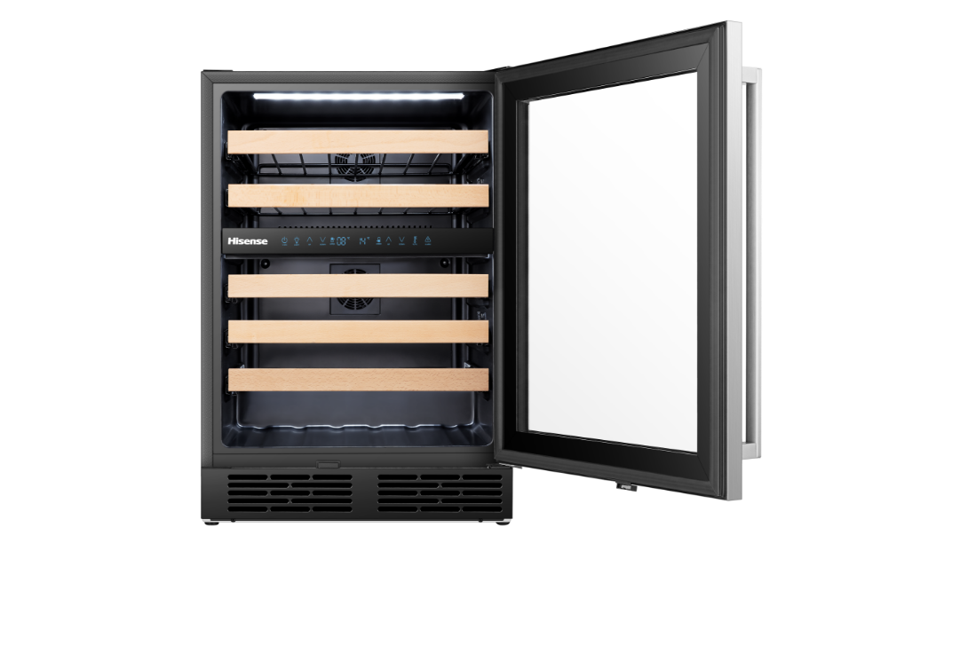 Hisense Wine Cabinet JC-128 - Door Open View