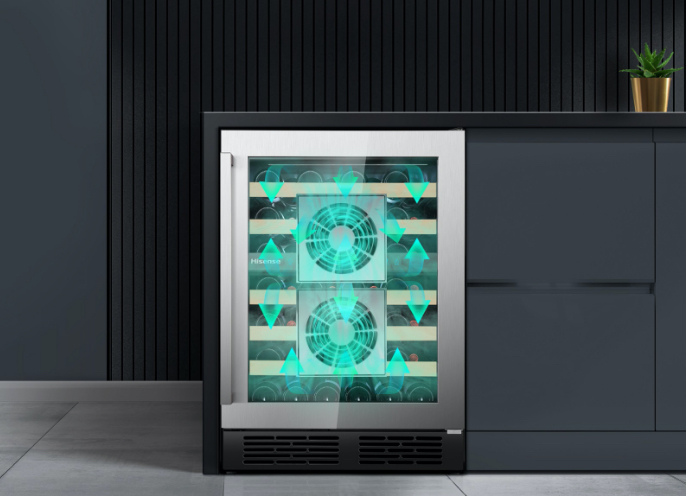 Hisense Wine Cabinet JC-128 - Total No Frost