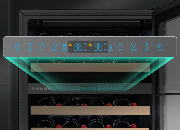 Hisense Wine Cabinet JC-128 - Touch Electronic Control